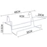 Hanging Planter For Balcony Railing Fence Planter Basket Window Box Flower Pot 6L For Garden And Ya 18