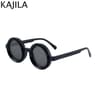 Polarized Small Frame Steampunk Round Sunglasses Adjustable Dimming UV400 Light Reducing Eyewear Fo 13