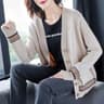 SoftSpring Loose VNeck Button Cardigan  KoreanStyle LongSleeve Knit 8