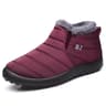 Mens Winter Snow Boots  Waterproof FurLined Hiking Ankle Boots For Outdoor Work And Cold Weather 6