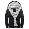 Mens Winter Fleece Hoodie Jacket  Thick Warm Zipper Sweatshirt Coat For Casual Wear  Sports 8