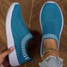 Womens Breathable Knit Sneakers  Lightweight Mesh Casual Walking Shoes 6