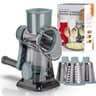3in1 Rotary Cheese Grater  Manual Vegetable Slicer  MultiPurpose Nut Cheese And Veggie Shredder 6