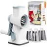 3in1 Rotary Cheese Grater  Manual Vegetable Slicer  MultiPurpose Nut Cheese And Veggie Shredder 8