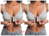 WireFree Front Closure Bra  WomenS Full Coverage Comfort Bra With Fixed Cups For Everyday Support 7