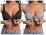 WireFree Front Closure Bra  WomenS Full Coverage Comfort Bra With Fixed Cups For Everyday Support 21