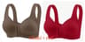 WireFree Front Closure Bra  WomenS Full Coverage Comfort Bra With Fixed Cups For Everyday Support 23