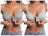 WireFree Front Closure Bra  WomenS Full Coverage Comfort Bra With Fixed Cups For Everyday Support 26