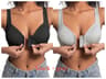 WireFree Front Closure Bra  WomenS Full Coverage Comfort Bra With Fixed Cups For Everyday Support 20