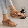 Womens Orthopedic Wedge Sandals  Comfortable Leather NonSlip Summer Platform Shoes 14