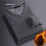 Mens Winter Thermal Underwear Shirt  LongSleeve Plus Velvet Slim Fit Base Layer For Cold Weather 8