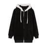HugSoft Oversized Plush Hooded Jacket  Cozy ZipUp Fleece Coat 6