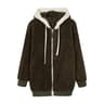 HugSoft Oversized Plush Hooded Jacket  Cozy ZipUp Fleece Coat 10