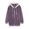 HugSoft Oversized Plush Hooded Jacket  Cozy ZipUp Fleece Coat 12