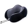 Premium UShaped Memory Foam Travel Pillow With Neck Support  Gentle Massage 7