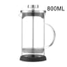 Premium Borosilicate Glass French Press Coffee Maker With Stainless Steel Filter  MultiUse For Coff 9