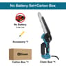 Gisam 8Inch Brushless Cordless Chainsaw  Lightweight Portable Electric Saw Makita 18V Battery Compa 6