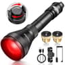 UniqueFire H5 Red Light Flashlight  Rechargeable Zoomable LED Torch With Dimmer Switch  USBC For Ou 9