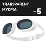 COPOZZ Prescription Swimming Goggles  Professional AntiFog Myopia Swim Glasses For Men  Women 15