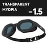 COPOZZ Prescription Swimming Goggles  Professional AntiFog Myopia Swim Glasses For Men  Women 19