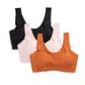 3PCS Womens Ice Silk Seamless Bras  Padded PushUp Bralette Tops For Summer Comfort  Sleep 7