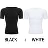 2PCS Mens Slimming Body Shaper TShirt  Compression Shapewear With Belly Control  Posture Support 9