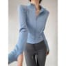 Womens QuickDry Yoga Jacket  Lightweight Zipper Sports Coat For Running Training  Everyday Fitness  8