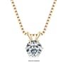 RAPRGOLD Moissanite Solitaire Pendant Necklace  S925 Sterling Silver Jewelry For Women 6