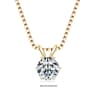 RAPRGOLD Moissanite Solitaire Pendant Necklace  S925 Sterling Silver Jewelry For Women 7