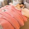 Luxury DoubleSided Wool Throw Blanket  Warm Winter Bedspread  Cozy Queen Cover 17