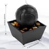 Tabletop Waterfall Fountain With LED Lights  Relaxing Desktop Meditation Fountain  Home Decor Accen 10
