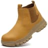 TitanGuard Waterproof SteelToe Work Boots  Mens Indestructible Leather Safety Footwear 7
