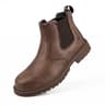 TitanGuard Waterproof SteelToe Work Boots  Mens Indestructible Leather Safety Footwear 11