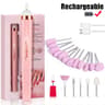 YIKOOLIN Portable Electric Nail Drill With 4 Speeds  Cuticle Trimmer 13