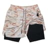 Mens Double Layer Training Shorts  QuickDry 2in1 Fitness  Running Shorts 12