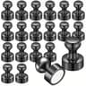 Black Neodymium Magnetic Push Pins  Extra Strong Refrigerator  Whiteboard Magnets For Office Kitche 9
