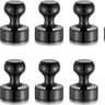 Black Neodymium Magnetic Push Pins  Extra Strong Refrigerator  Whiteboard Magnets For Office Kitche 6