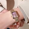 Womens Minimalist Square Quartz Watch  Fashion Sports Silicone Strap Timepiece 8