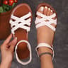 Womens Summer Flat Sandals  Roman Strap Sandals With NonSlip Rubber Sole For Daily Comfort 8