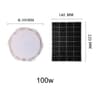 500W LED Solar Ceiling  Pendant Light  IndoorOutdoor SolarPowered Lamp For Garden Hallway And Home  7