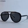 Mens Oversized Polarized Pilot Sunglasses  Luxury Double Beam Vintage Driving Shades 18