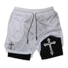 2in1 Mens Workout Running Shorts With Compression Liner  Athletic Gym Shorts With Phone Pocket  Tow 9