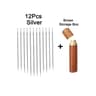 EasyThread Blind Needles Set  12pcs Stainless Steel SelfThreading Sewing Needles For Elderly  DIY A 7