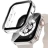 ClearShield EdgeGuard Glass Case For Apple Watch  Full Coverage Screen Protector  Case For Series S 8