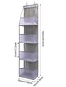 SpaceEase 46Layer OvertheDoor Hanging Organizer For Closet Bathroom  Bedroom 5