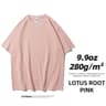 UrbanEdge 280gsm Heavy Cotton Oversized TShirt For Men  Premium Solid Color Short Sleeve Tee 19