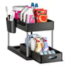 TidyMax 2Tier Under Sink Organizer  Sliding Cabinet Storage Rack With Hooks  Hanging Cup For Bathro 7