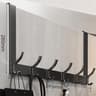 OvertheDoor Hook Organizer Rack  SpaceSaving Clothes Coat And Towel Hanger For Bathroom Or Bedroom 12