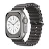 Silicone Ocean Band For Apple Watch  Premium Sport Strap For Series Ultra 2 10 9 8 7 6 SE 3849mm 24