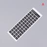 Ukrainian Keyboard Sticker Set  Clear  Black Background With White Blue Or Red Letters For Universa 6